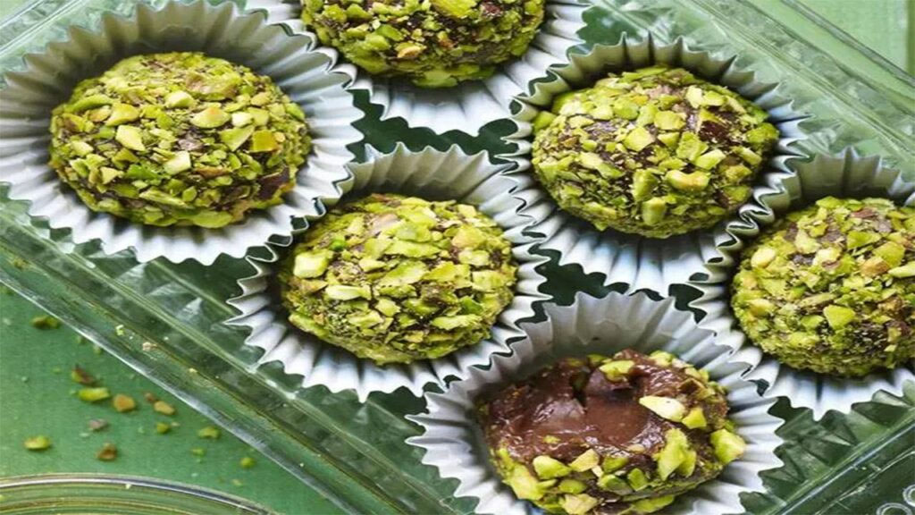 Brigadeiros de pistache