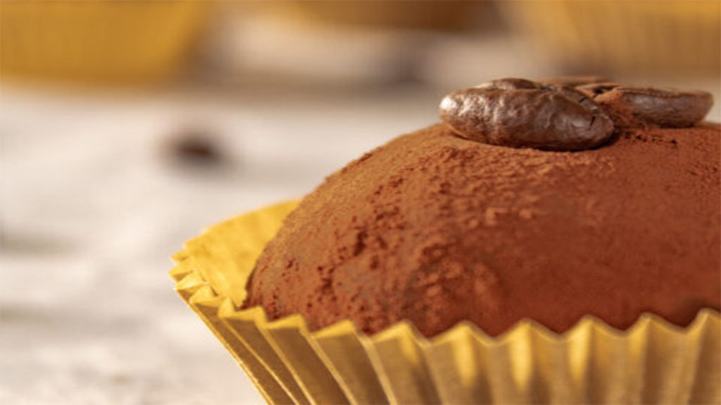 Brigadeiro de café com doce de leite