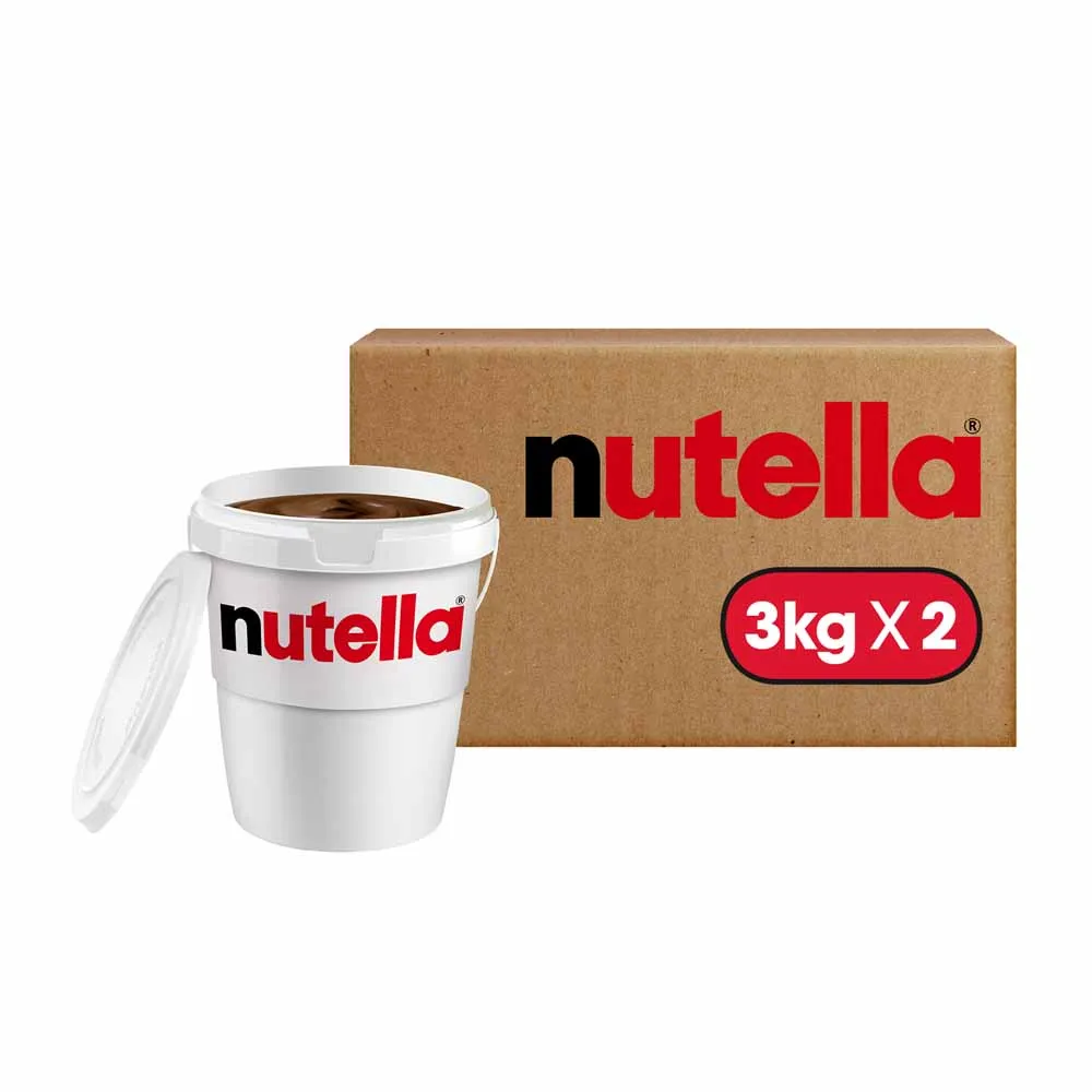 Kit 2 Nutella Balde 3kg