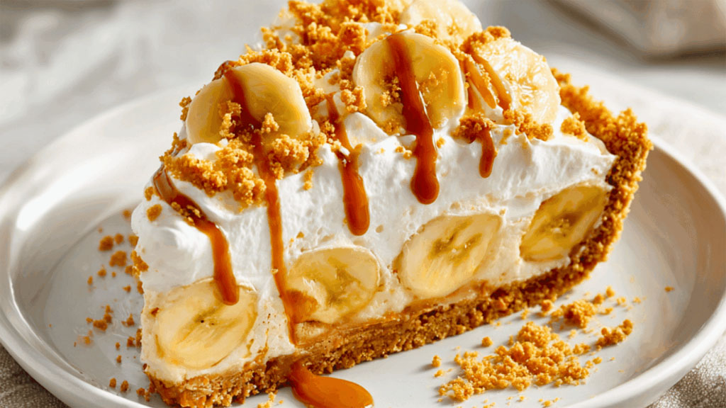 Banoffe com cobertura de chantilly